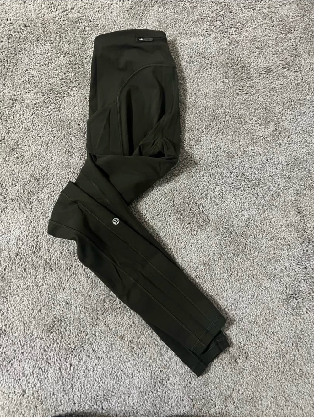 lululemon Speed Up Olive Green Leggings